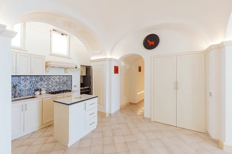 Villa Angelina Luxury parziale vista zona cucina open sapace