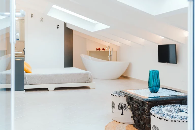 Villa Angelina Open Space vasca in camera amalfi