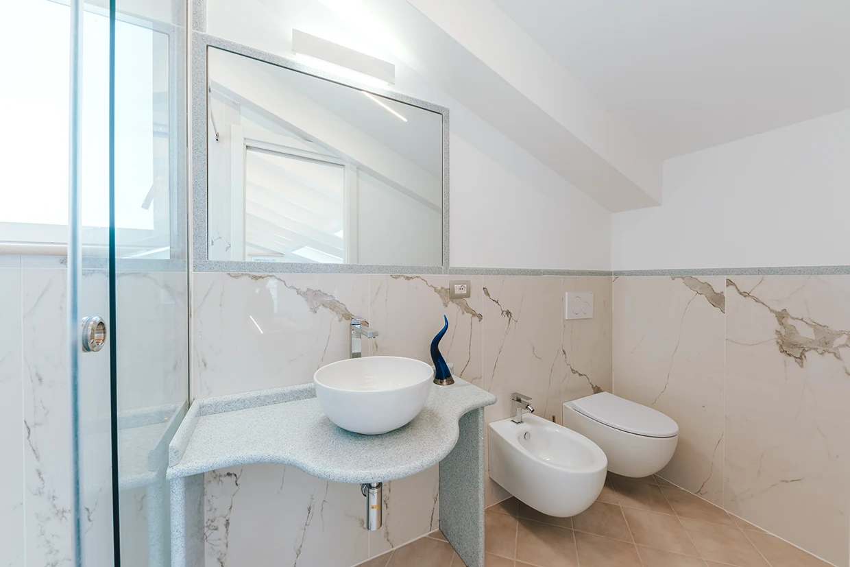 Villa Angelina Open Space zona bagno amalfi