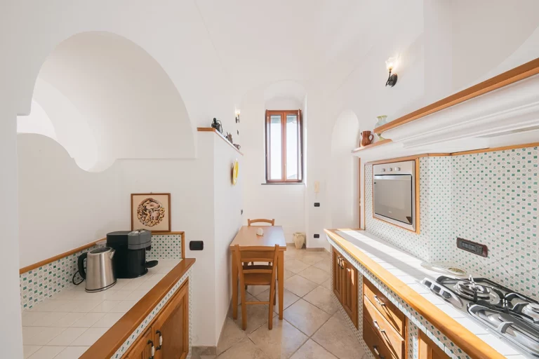 Villa Angelina Rosario vista cucina zona cottura preparazione amalfi